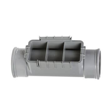 manchet ontstoppingsstuk met klemdeksel 160mm RoodBruin, Doe-het-zelf en Verbouw, Buizen en Afvoer, Ophalen of Verzenden, Nieuw