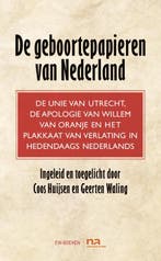 De geboortepapieren van Nederland / Elseviers politieke, Verzenden, Zo goed als nieuw, Coos Huijsen