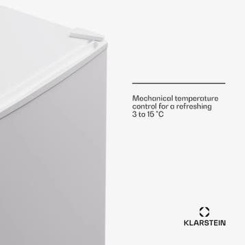 Matterhorn 68 mini-koelkast | wit | JouwKlimaatkast, Zonder vriesvak, Refurbished, Ophalen of Verzenden, Minder dan 75 liter