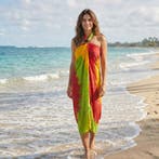 Sarong / pareo - Strandkleding wikkelrok - Tie dye Multicolo, Ophalen of Verzenden, Nieuw