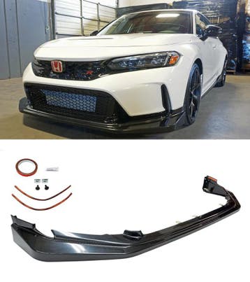 ABS Voorlip Zwart Honda Civic, Auto-onderdelen, Honda, Voor, Nieuw, Ophalen of Verzenden