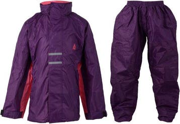 Ralka Regenpak - Kinderen - Unisex - Paars - Maat 128, Verzenden, Nieuw