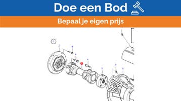 Bieden: Volvo Penta engine drive shaft link L335, Ophalen of Verzenden, Nieuw, Motor en Techniek, Zeilboot of Motorboot