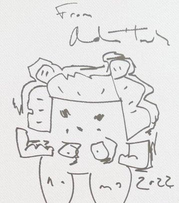Adam Handler (1986) - Signed Original Drawing