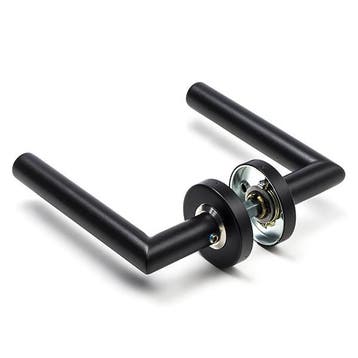Deurbeslag | Deurklink | Intersteel | Jura (RVS, Zwart), Verzenden, Nieuw