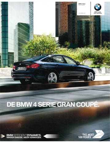 2016 BMW 4 SERIE GRAN COUPÉ BROCHURE NEDERLANDS, Nieuw, BMW, Author