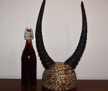 Ceremonieel kapsel - Komkomba / Frafra - West-Afrika