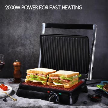 Tosti apparaat - Tosti ijzer - Contactgrill - Grill apparaat, Verzenden, Zo goed als nieuw