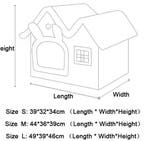 Warm houten kattenhuis – Beschut en weerbestendig buiten, Dieren en Toebehoren, Verzenden, Nieuw