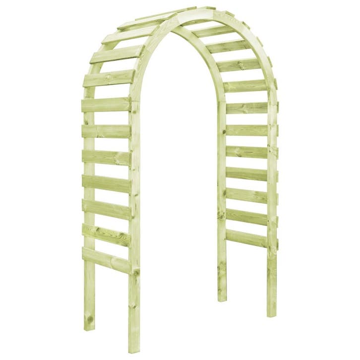 vidaXL Pergola 130x60x230 cm geïmpregneerd grenenhout, Tuin en Terras, Palen, Balken en Planken, Nieuw, Verzenden