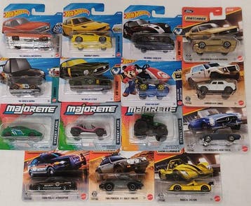 Matchbox, Hot Wheels, Majorette 1:64 - Modelauto (15) - Hot, Nieuw
