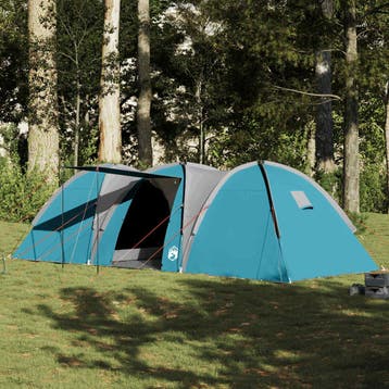vidaXL Koepeltent 8-persoons waterdicht blauw, Verzenden, Nieuw, Tot en met 2