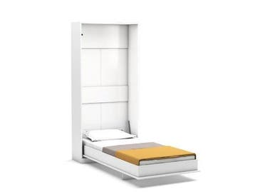 GRATIS MATRAS | Opklapbed 721 90x200 + montage, 90 cm, Eenpersoons, Verzenden, Nieuw