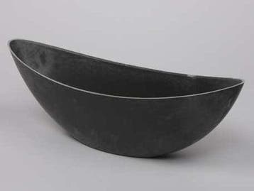 Bootschaal groot halfhoog Basic Grey 39x12x13 cm, Ophalen of Verzenden, Nieuw