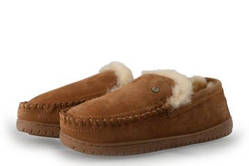 Wambat Australia Pantoffels in maat 43 Cognac, Wambat Australia, Overige kleuren, Verzenden, Zo goed als nieuw