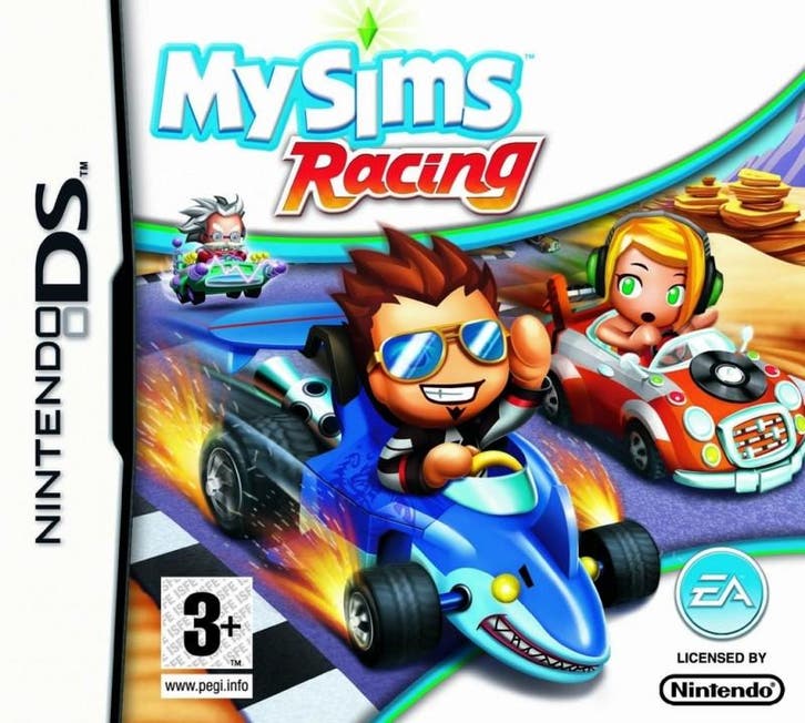 MySims Racing (verpakking Italiaans, game Engels) (Ninten..., Spelcomputers en Games, Games | Nintendo DS, Gebruikt, Verzenden