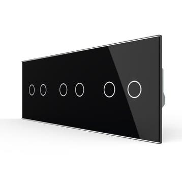 Livolo | Zwart | 2+2+2 | Zonwering | Schakelaar, Ophalen of Verzenden, Nieuw