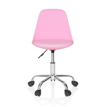 Bureaustoel | Kinderen | Kunstleder | Roze | Ergonomisch, Verzenden, Nieuw