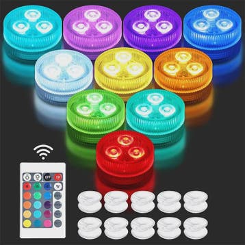 Waterdichte Onderwater LED Verlichting RGB met Afstandsbedie, Verzenden, Nieuw