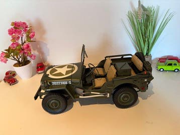Hachette 1:8 - Modelauto - Willys MB Jeep, Nieuw