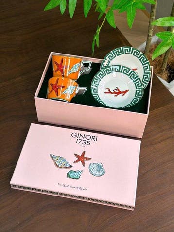 Ginori 1735 - Koffieservies - Porselein - koffiekop en