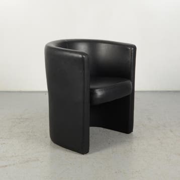 Fauteuil Frontseat - Zwart leder, Ophalen of Verzenden, Nieuw in verpakking