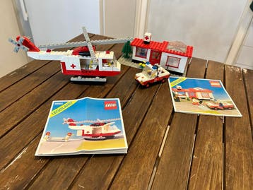 LEGO Red Cross Helicopter 6691, Zo goed als nieuw, Complete set, Lego