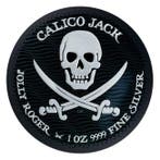 Niue. 2 Dollars 2022 1oz Niue Calico Jack Jolly Roger Series