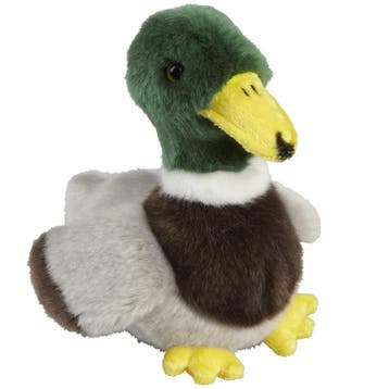 Ravensden wilde eend knuffel - pluche - 18 cm, Verzenden, Nieuw