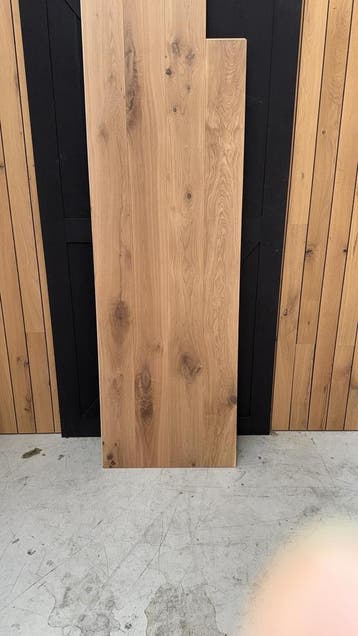 Aanbieding: Eiken vloer licht geolied, Parket, Nieuw, 10 m² of meer, 10 tot 30 cm
