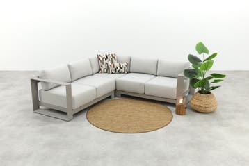 GI Levanto aluminium hoekbank - Valley Sand, Verzenden, Nieuw, Overige materialen