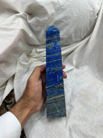 220 mm lapis lazuli-obelisk Obelisk - Hoogte: 220 cm -, Verzamelen