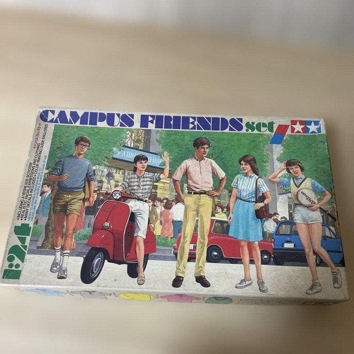 1/24 Fuguren Set Campus Friends 2 # Tamiya 24356