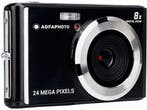 AgfaPhoto DC5500 - Compactcamera - 24Mpx - Zwart, Verzenden, Zo goed als nieuw