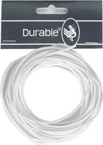 Waxkoord 1mm x 5 mtr  kleur wit 009, Hobby en Vrije tijd, Verzenden, Nieuw
