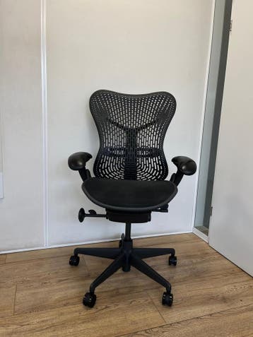 Zwarte Herman Miller Mirra Bureaustoel -  Aanbieding!, Verzenden, Zwart, Zo goed als nieuw, Bureaustoel