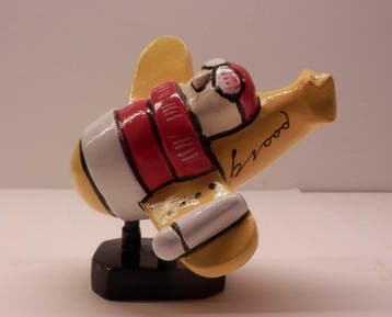 Herman Brood (1946-2001), after - sculptuur, Red Baron - 10