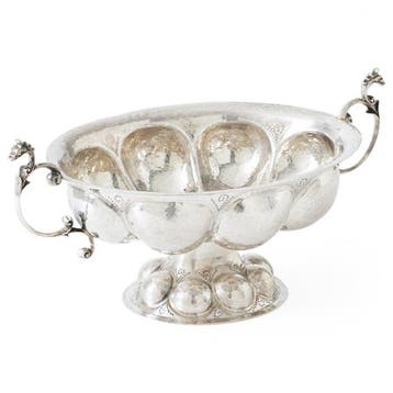 J.W. Heerens sr & jr - Brandewijnkom - .835 zilver