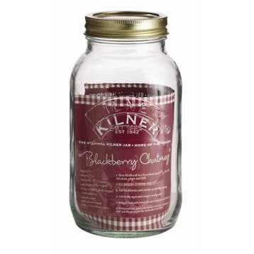 Kilner voorraadpot met schroefdop, 1 l, Verzenden