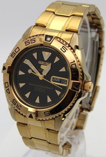 Seiko - 5 SPORTS Automatic 23 Jewels Watch Original Bracelet, Sieraden, Tassen en Uiterlijk, Horloges | Antiek