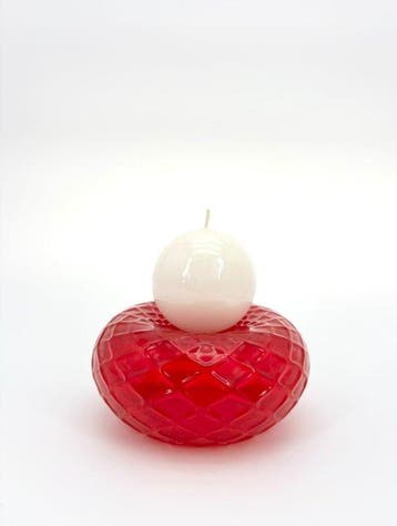 Theelichthouder - Muranoglas - Murano-kaarsenhouder, Antiek en Kunst