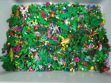Lego - geen serie - Partij planten en bloemen +/- 500 gram -, Nieuw