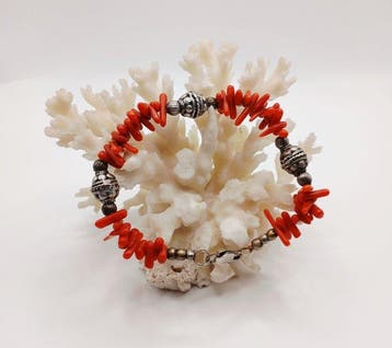 Pols ornament - Onbekend - Koraal (Corallium Rubrum) (Zonder
