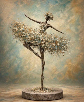 Laurent Pate (1970) - Danse colorée. Plaque aluminium 1/5, Antiek en Kunst