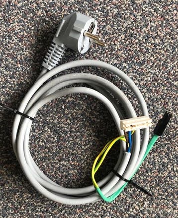 Goede gebruikte randaarde netsnoer voor Itho HRU 300 WTW, Ophalen of Verzenden, Nieuw