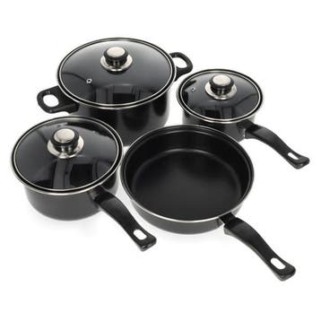 Camping pannenset | Redcliffs | 4-delig, Caravans en Kamperen, Kampeeraccessoires, Verzenden, Nieuw