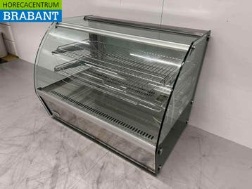 RVS Warmhoudvitrine Warmtevitrine 160 liter 230V Horeca, Ophalen of Verzenden, Nieuw zonder verpakking