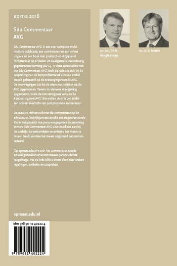Sdu Commentaar AVG, Editie 2018 / SDU Commentaar, Verzenden, Gelezen