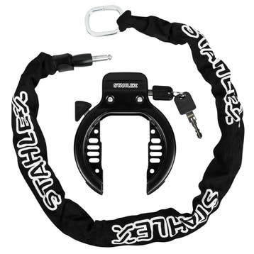 Stahlex Ringslot met insteekketting - 90 cm - Canvas besc..., Fietsen en Brommers, Ophalen of Verzenden, Nieuw