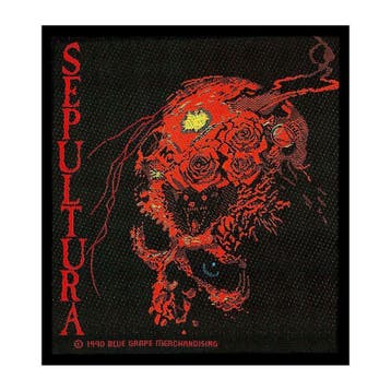 Sepultura Beneath the Remains patch officiële merchandise, Ophalen of Verzenden, Nieuw, Kleding